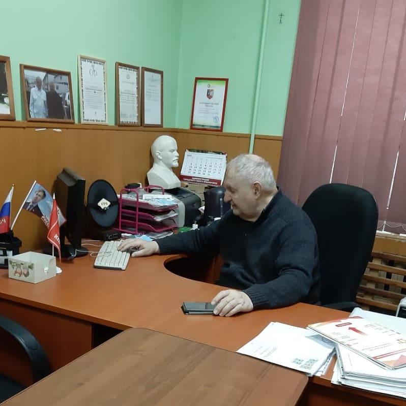 Красногорские коммунисты работают в любых условиях!
