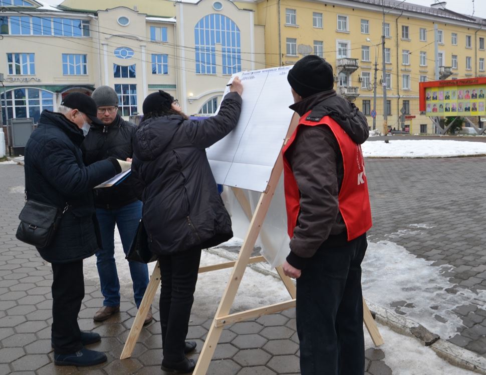 Акция «Реконструкция Монумента Победы» в Ногинске