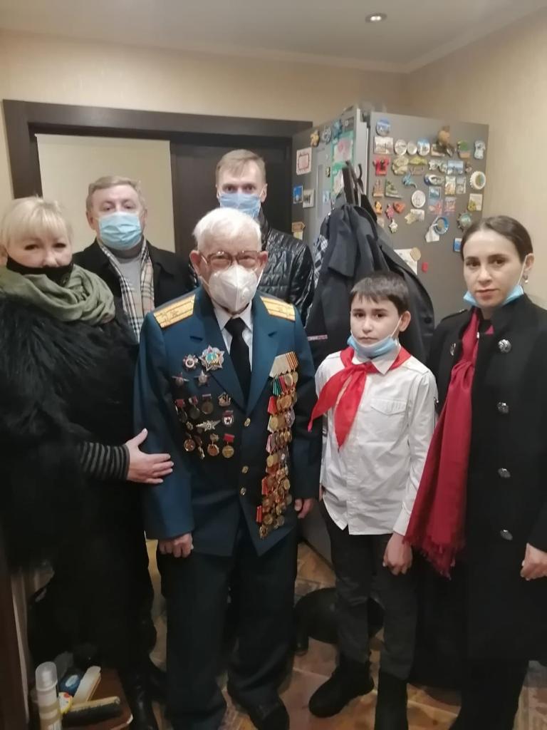 Старейший коммунист г. Королёва Н.Н. Багаев отметил своё 102-летие