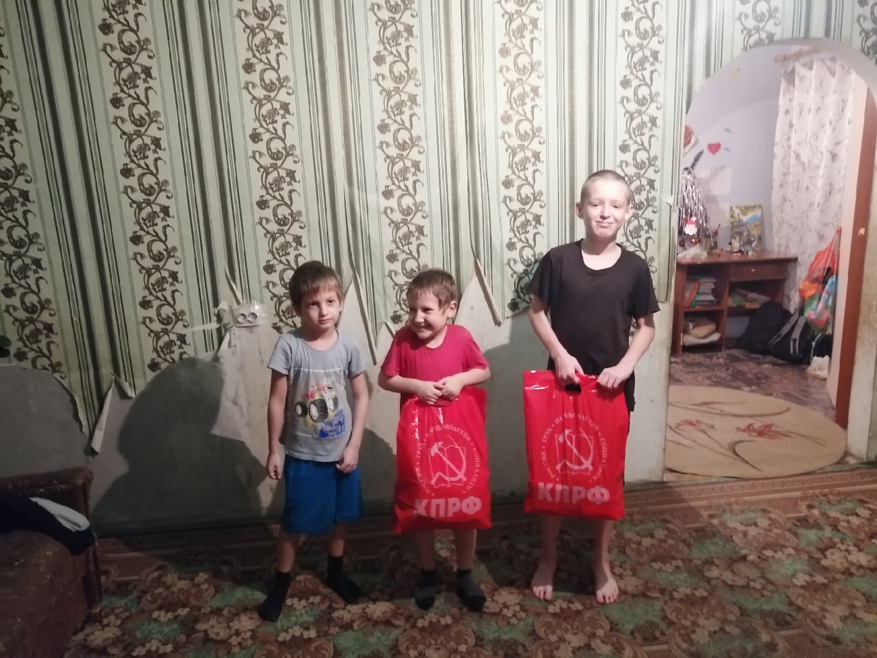 Орехово-Зуевские коммунисты поздравили односельчан с Новым годом