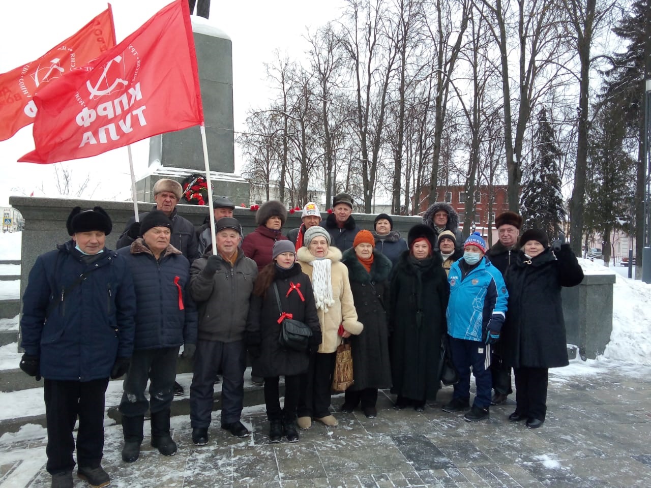 В Егорьевске почтили память о Ленине