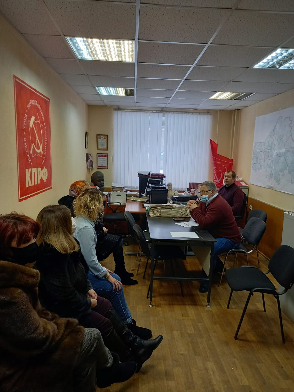 Депутат-коммунист Александр Наумов провёл приём граждан в Ленинском г.о.