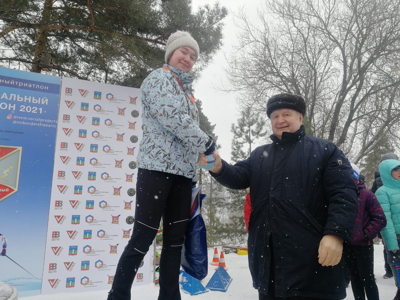 Евгений Добровольский стал почётным гостем на спортивном событии