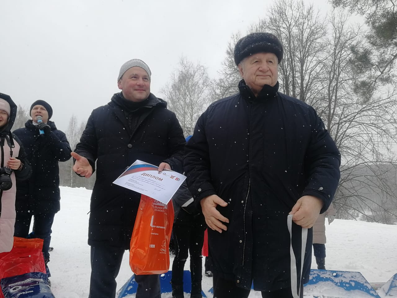 Евгений Добровольский стал почётным гостем на спортивном событии