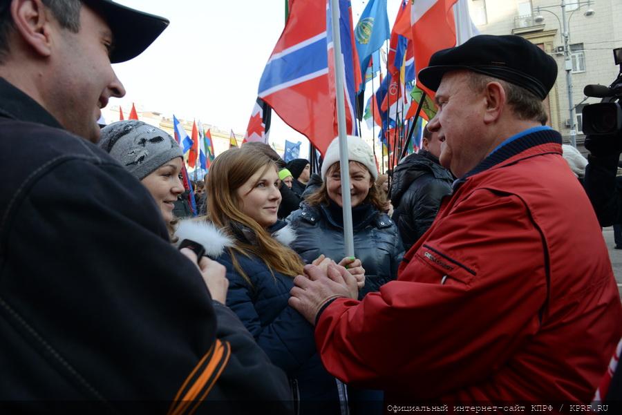 Г.А. Зюганов: «Мы прямо заявляем, что не дадим в обиду Новороссию!»