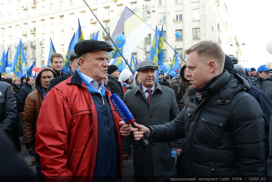 Г.А. Зюганов: «Мы прямо заявляем, что не дадим в обиду Новороссию!»