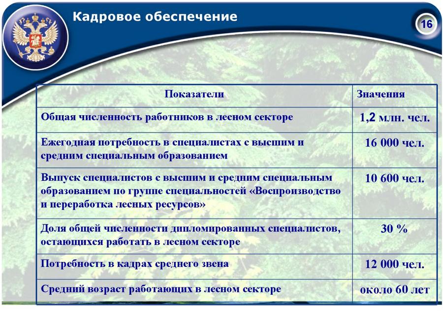 «Совершенствование лесного законодательства как ключевой фактор преодоления проблем лесного комплекса России»