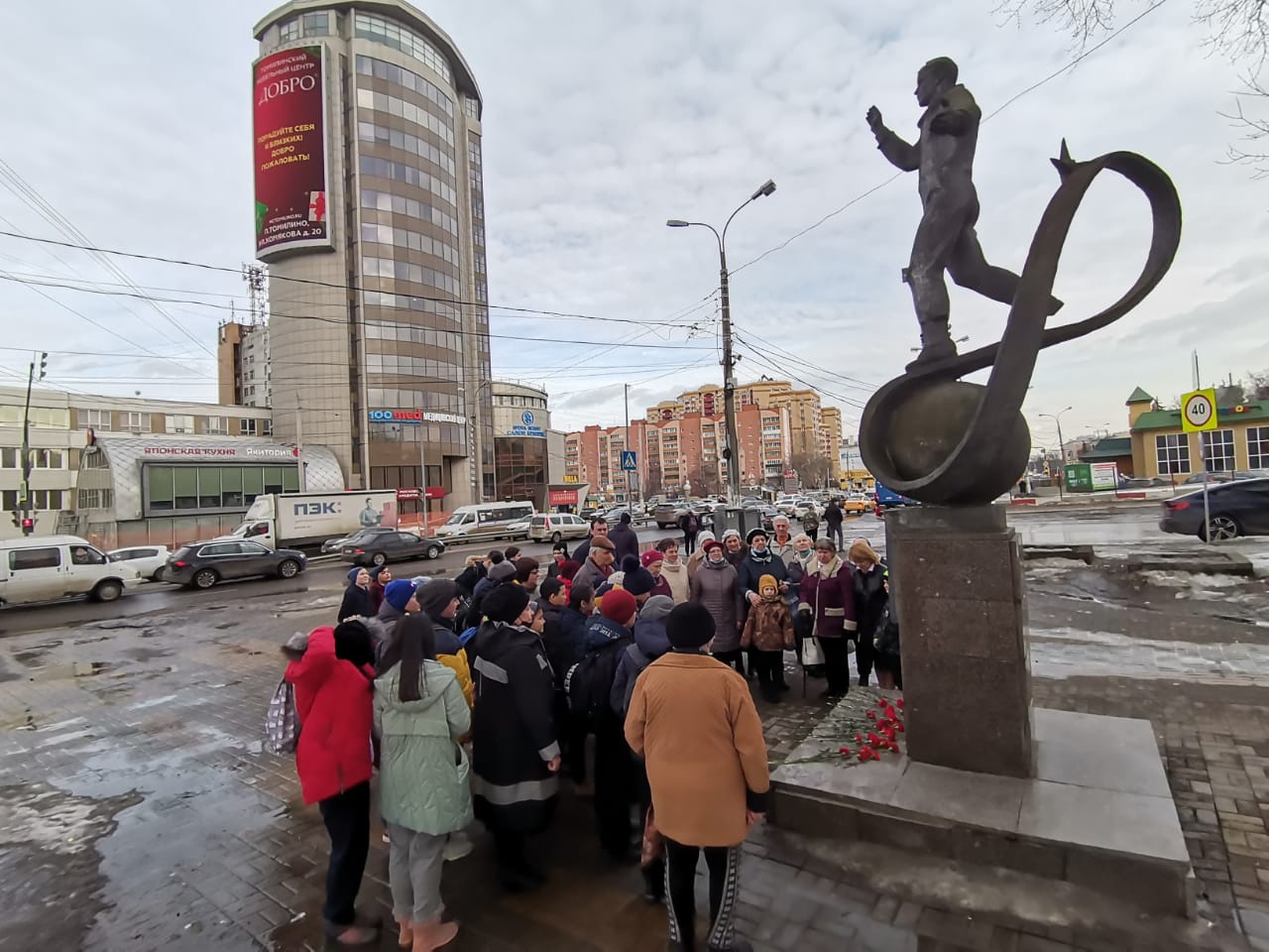 Люберчане помнят о Гагарине