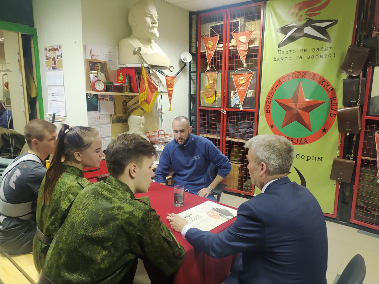 Люберецкий военно-исторический клуб «Звезда» пополняется экспонатами