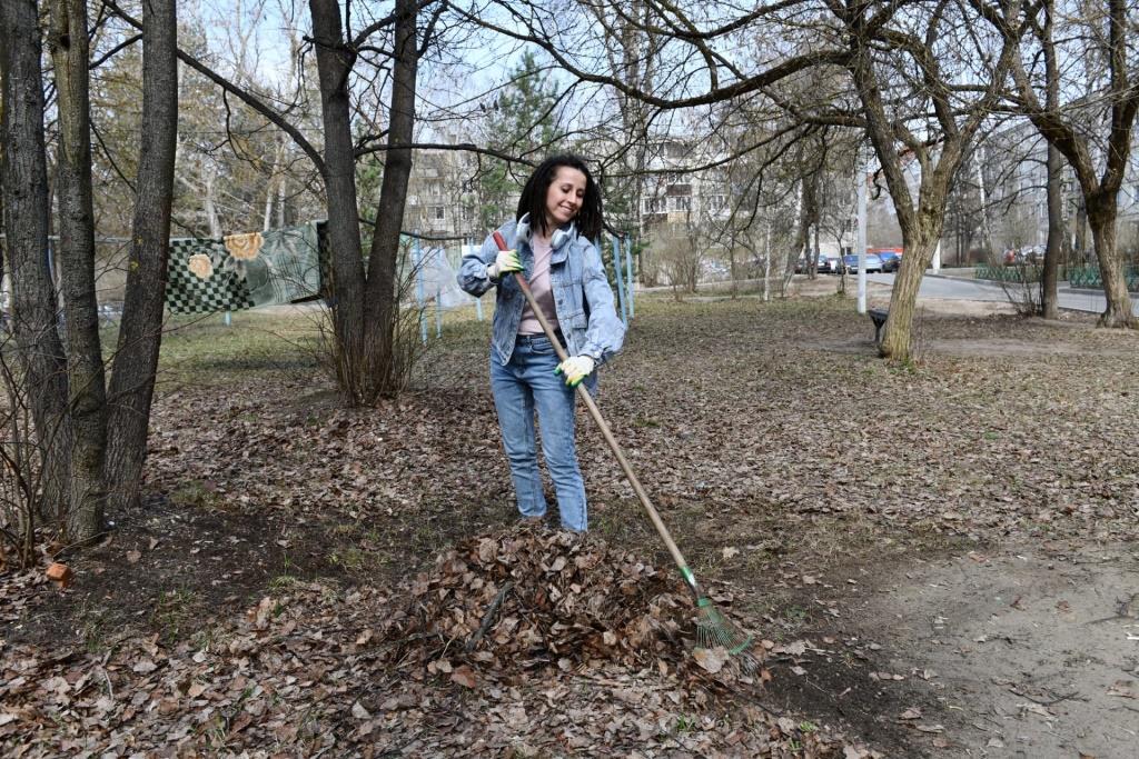 Дмитровские коммунисты приняли участие в городском субботнике