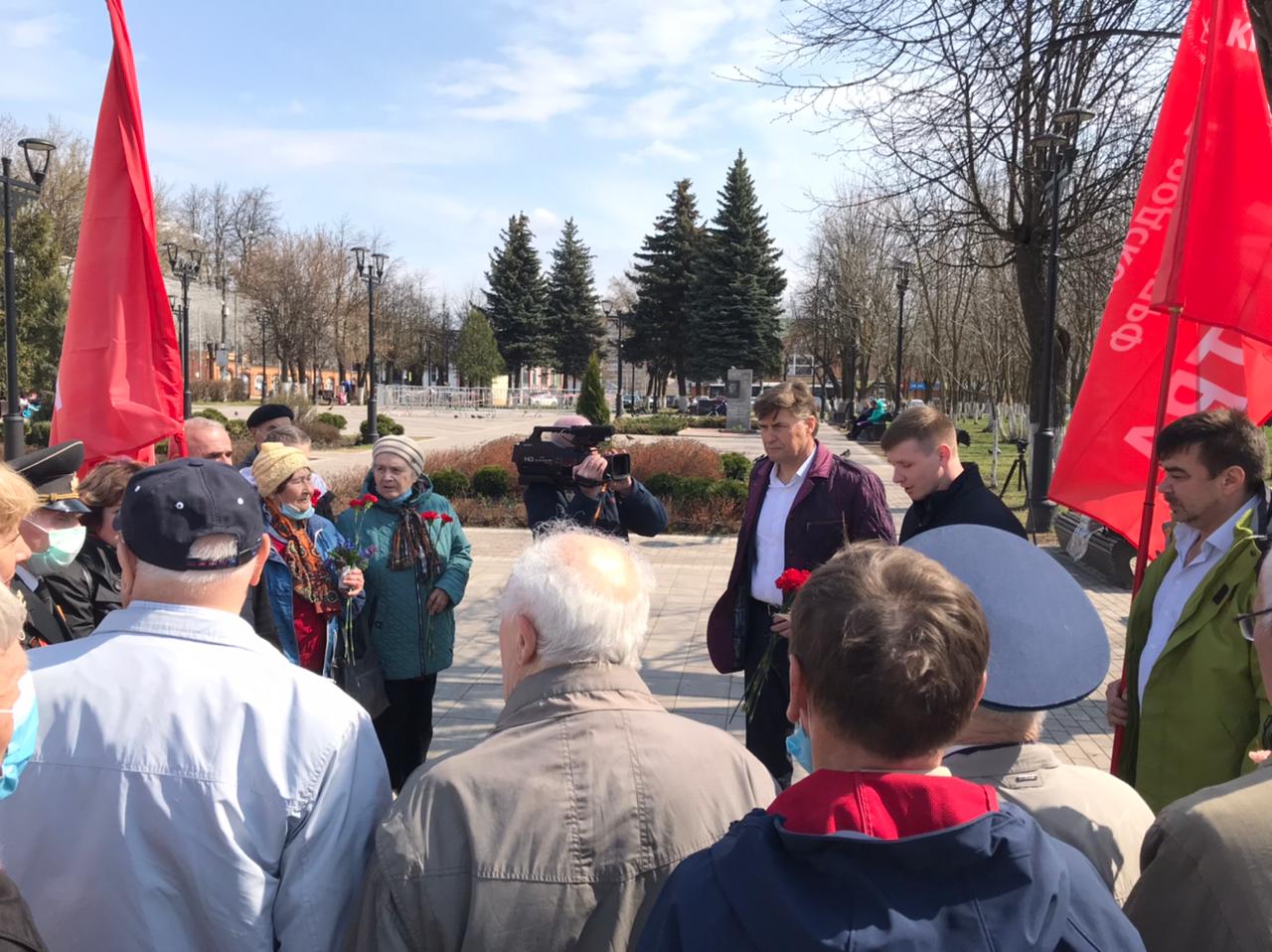 В Истре коммунисты отметили 151-ю годовщину со дня рождения Ленина