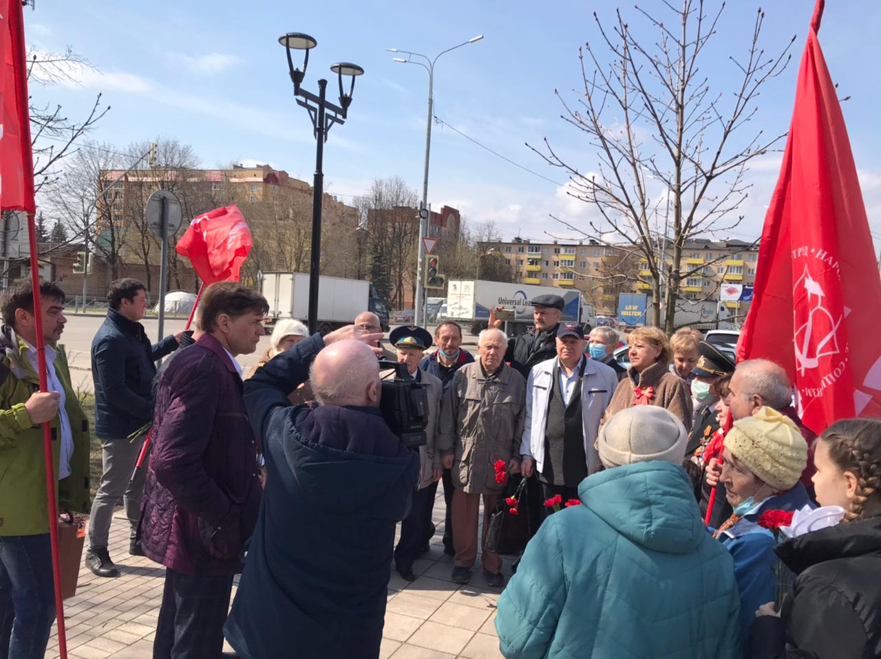 В Истре коммунисты отметили 151-ю годовщину со дня рождения Ленина