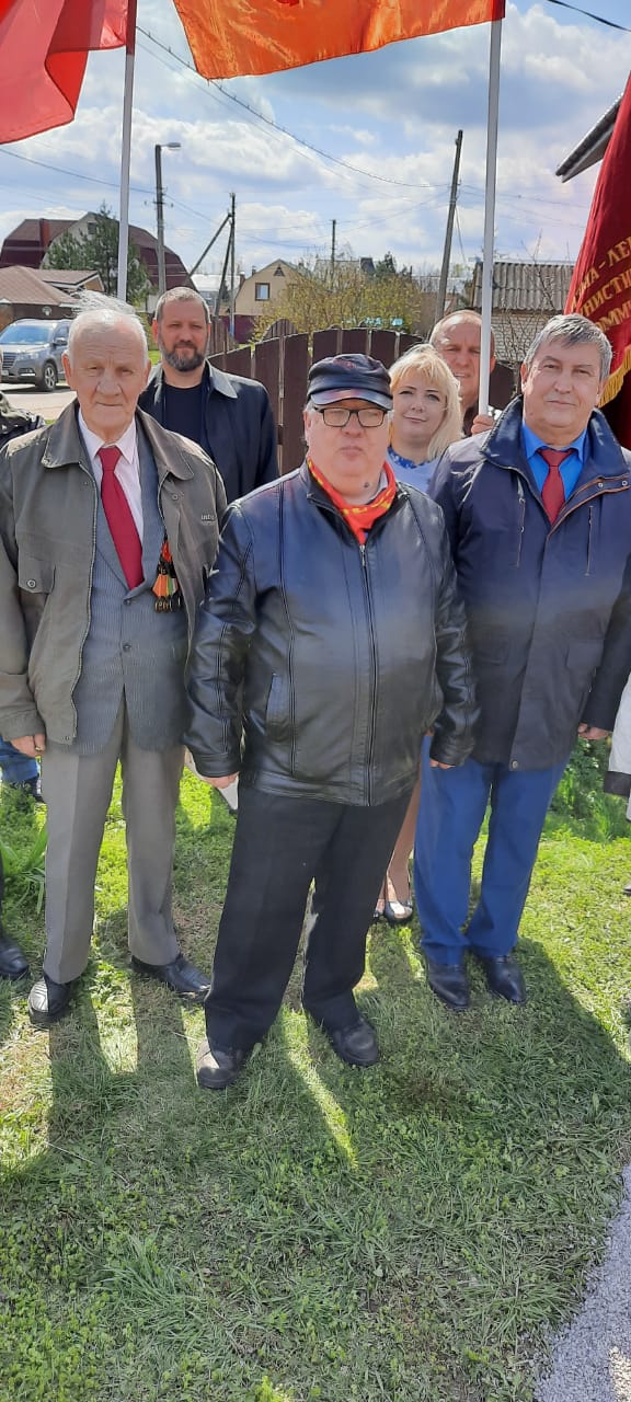 Открытие мемориальной доски Щербакову в Рузе