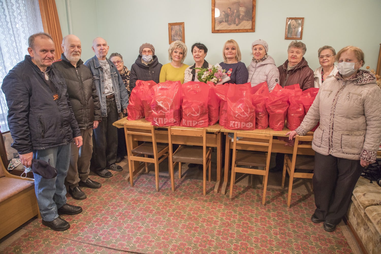Поздравления ветеранов п. Загорянский