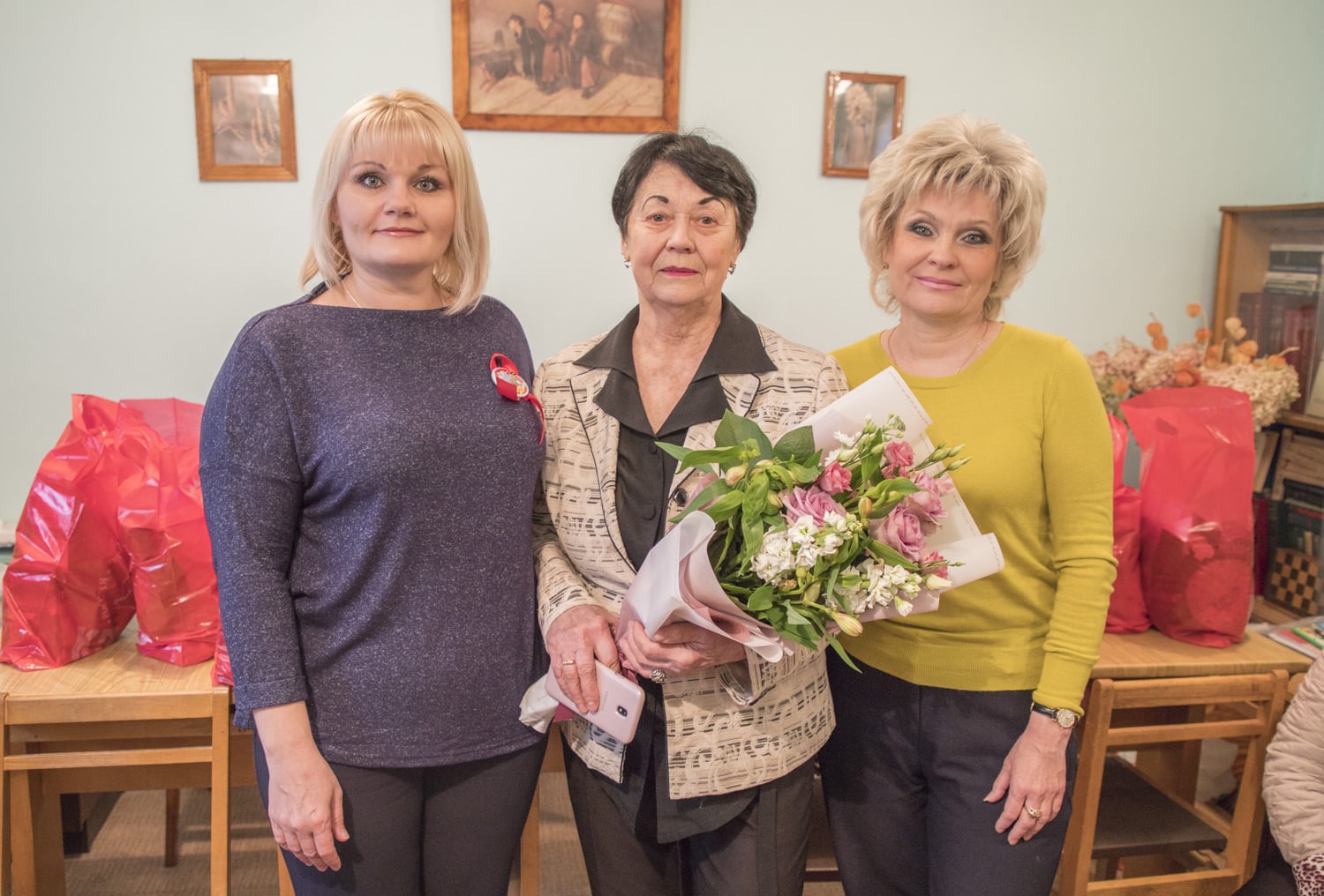 Поздравления ветеранов п. Загорянский