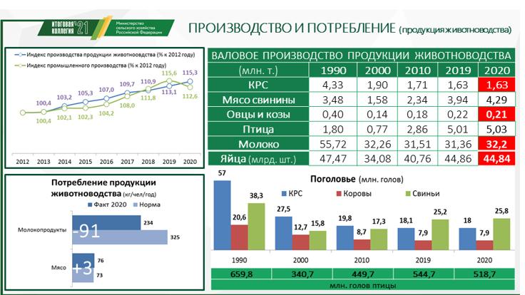 Доклад В.И. Кашина на Коллегии Минсельхоза России