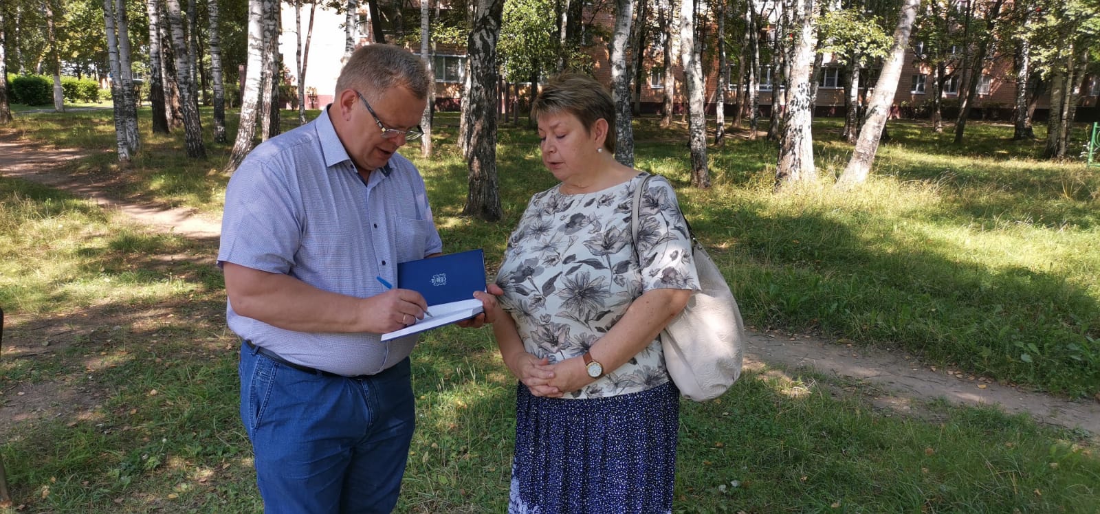 Депутат-коммунист Александр Наумов провел встречи с жителями города Ступино
