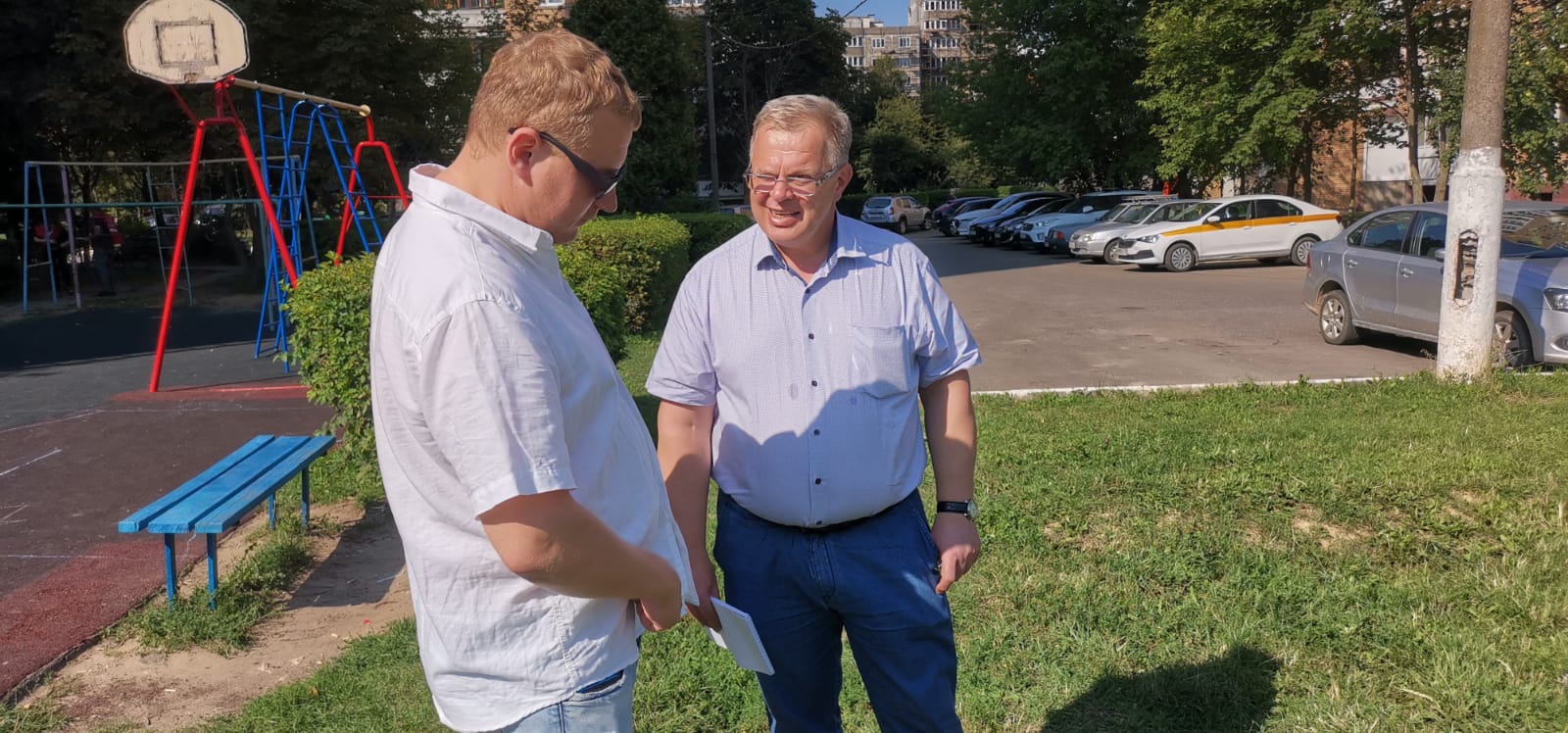 Депутат-коммунист Александр Наумов провел встречи с жителями города Ступино