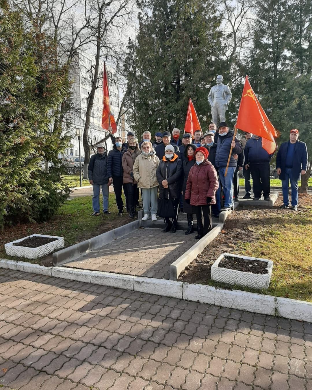Чеховские коммунисты отметили день Великого Октября