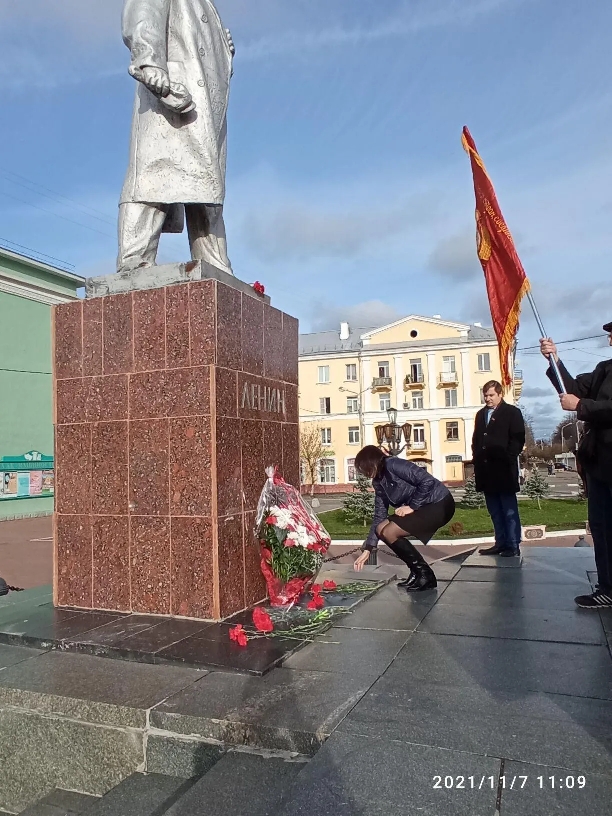 Подольские коммунисты отметили день Великого Октября