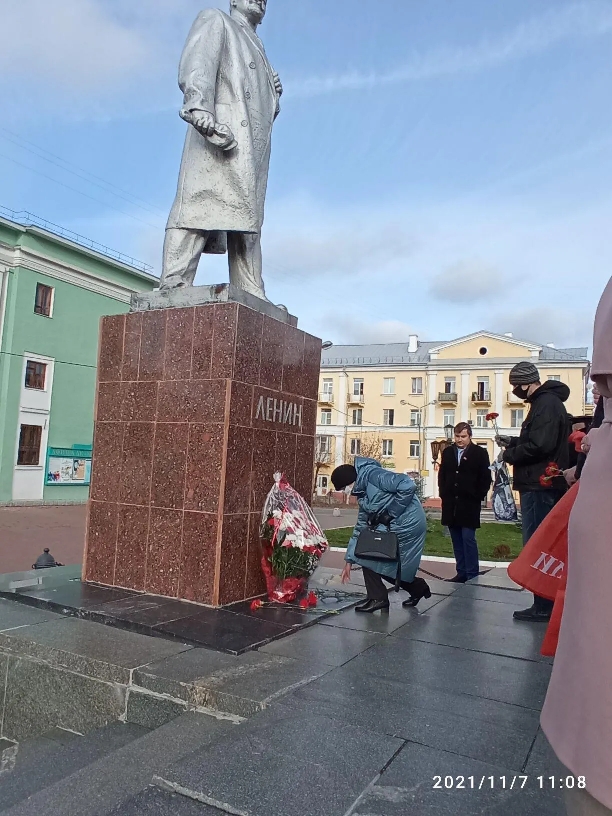 Подольские коммунисты отметили день Великого Октября