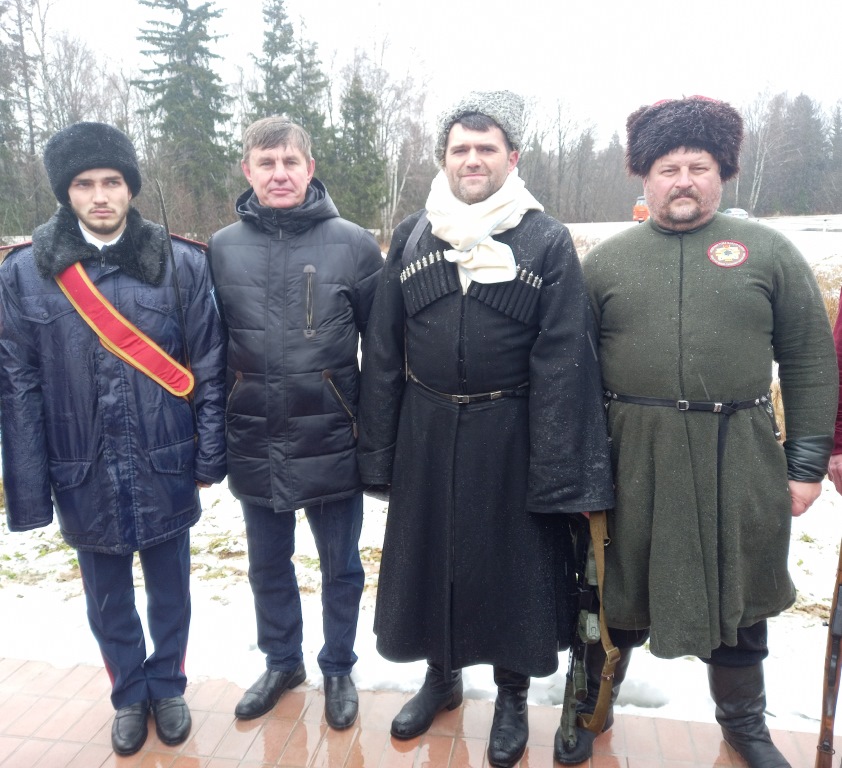 Слава героям казакам на Волоколамской земле!