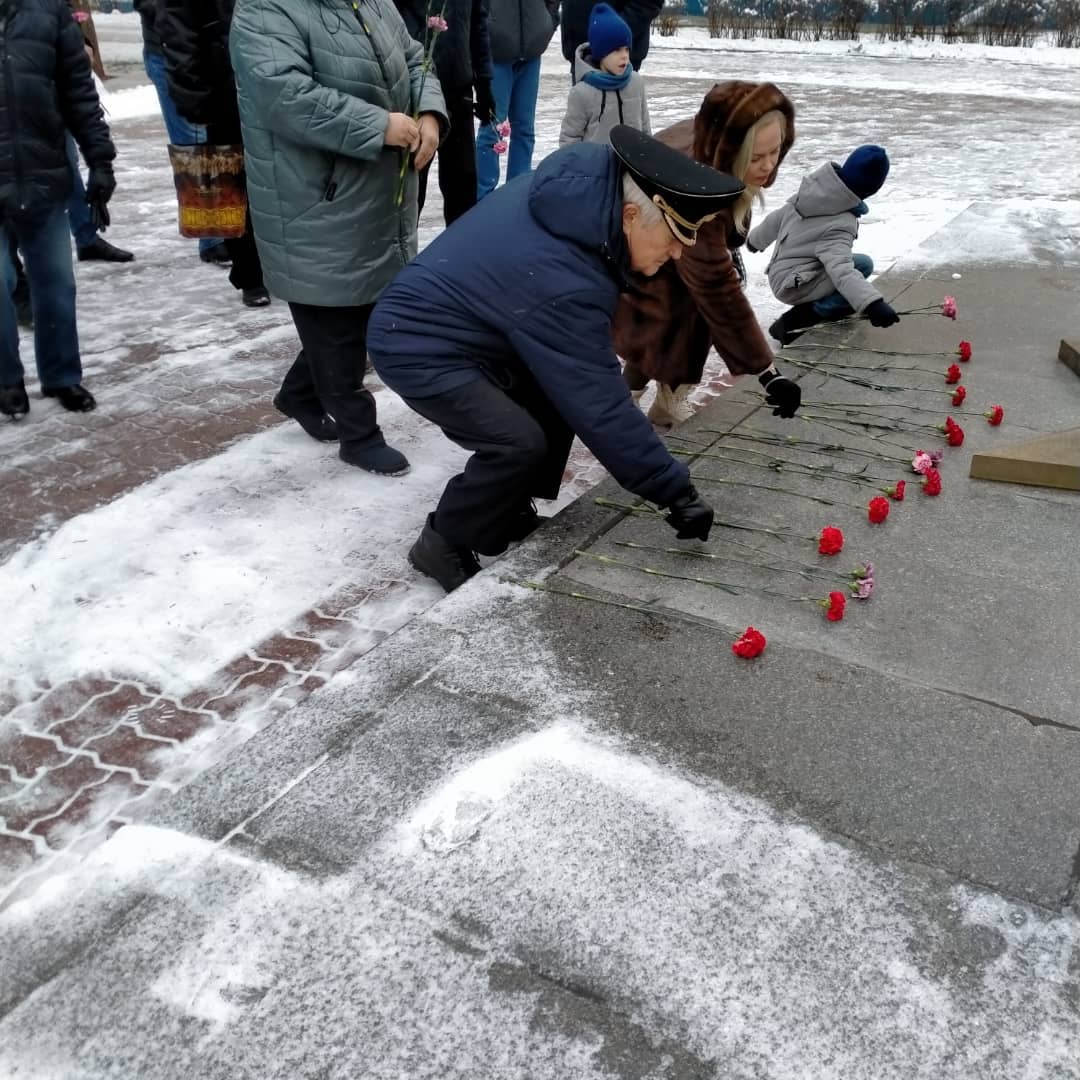 Акция в честь 80-летия контрнаступления советских войск под Москвой в Воскресенске