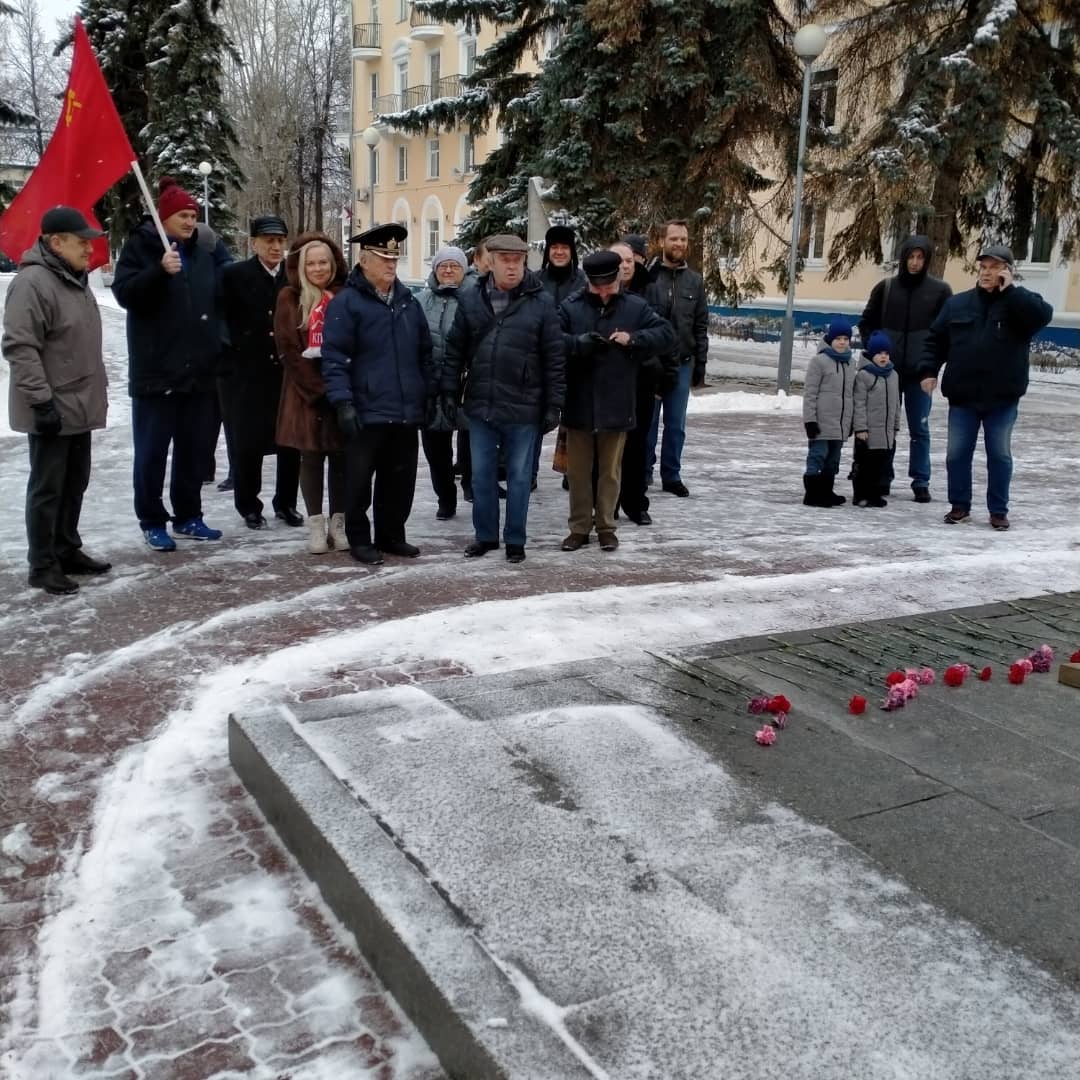 Акция в честь 80-летия контрнаступления советских войск под Москвой в Воскресенске