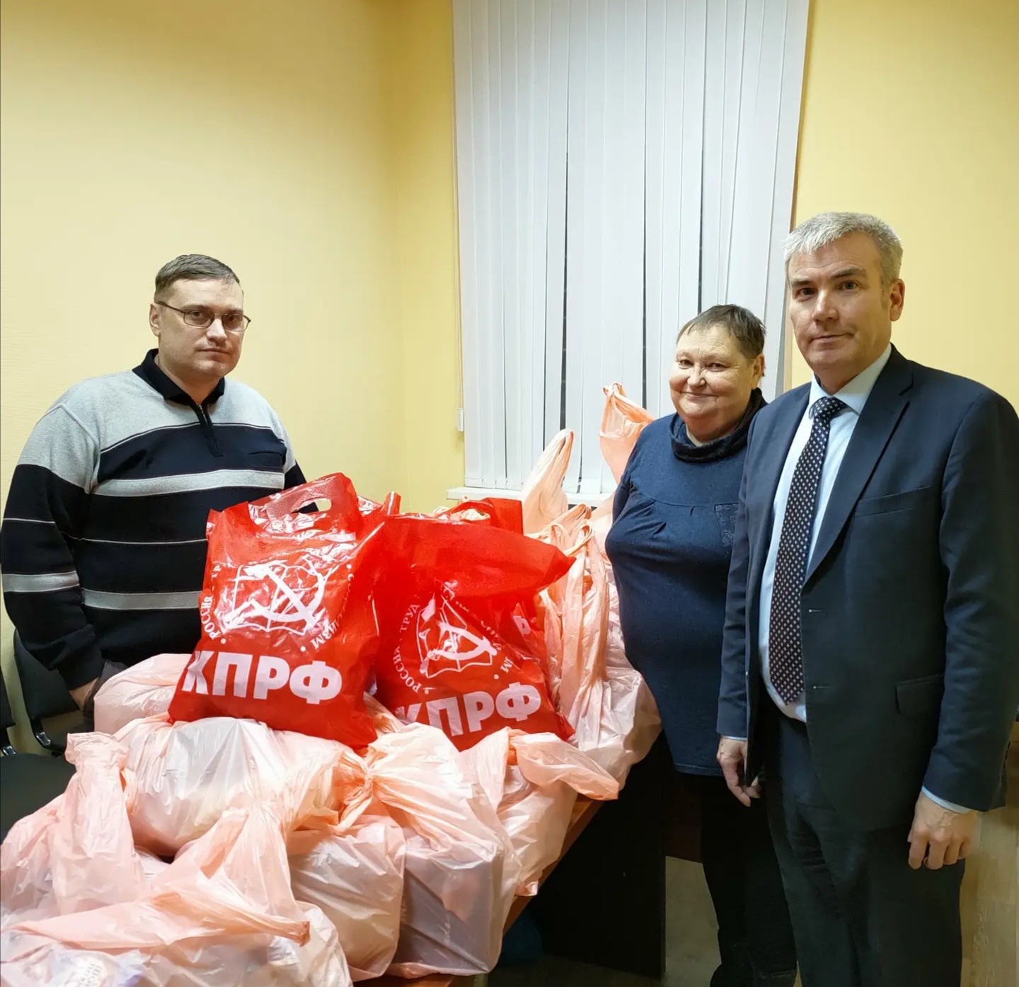 Продуктовые наборы Красковскому обществу инвалидов