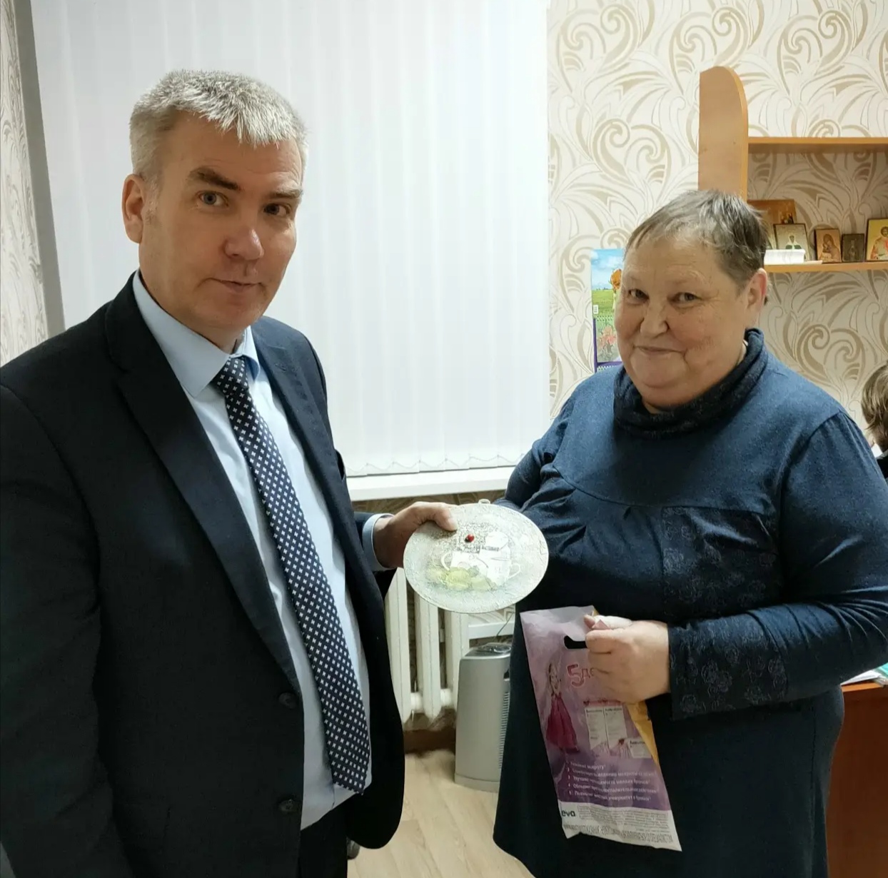 Продуктовые наборы Красковскому обществу инвалидов
