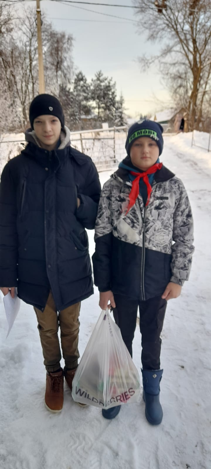 Лотошинские пионеры помогают нуждающимся
