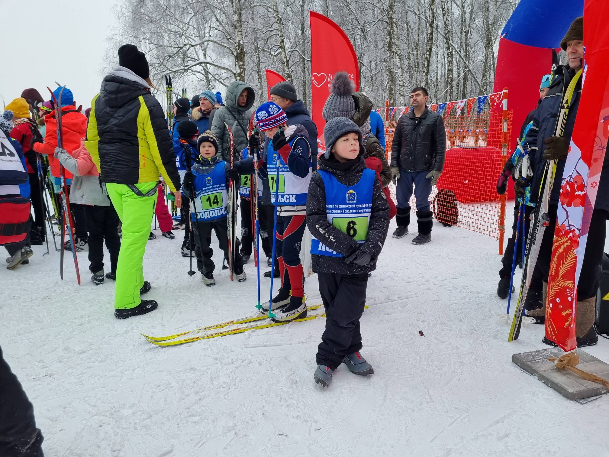 Лыжная гонка в Подольске
