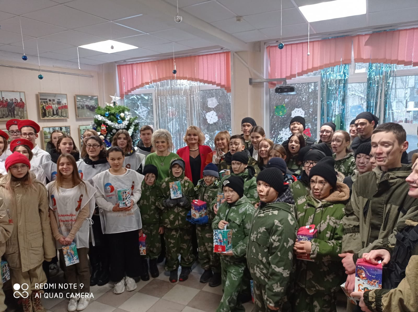 В Щелково поздравили сборный отряд юнармейцев
