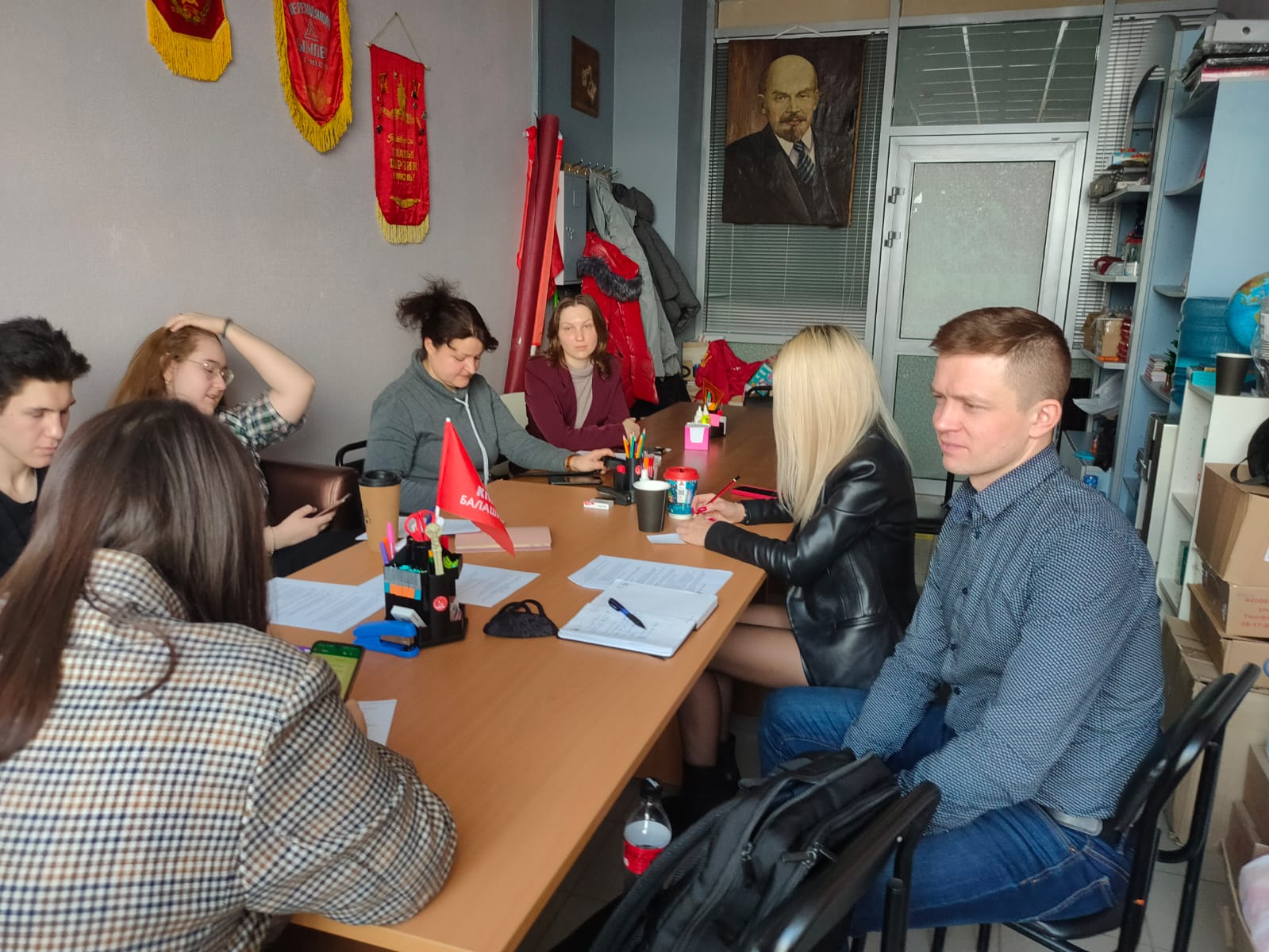 Еженедельное заседание Балашихинского городского отделения КПРФ