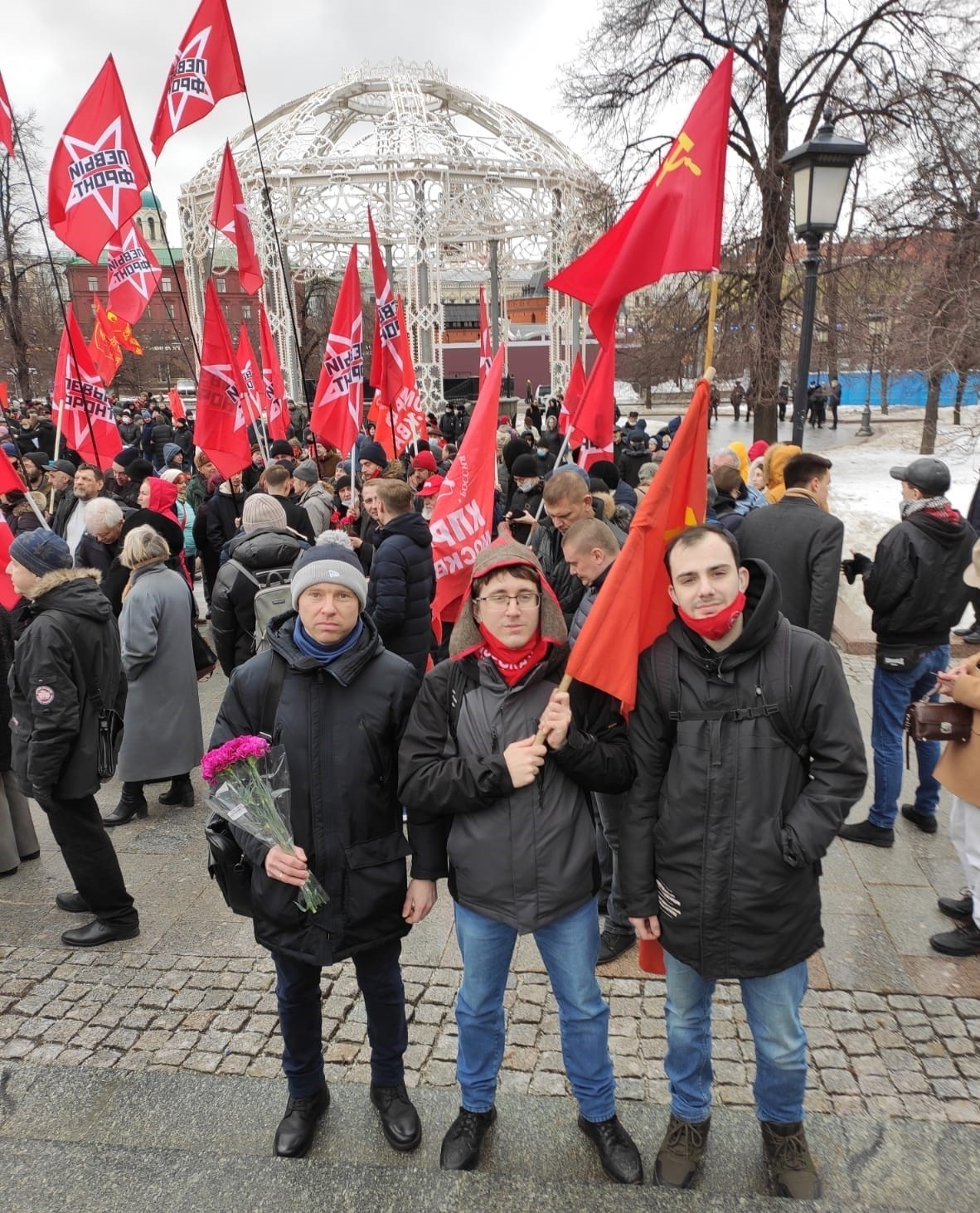 Красногорские коммунисты провели мероприятия, приуроченные к празднованию Дня Советской Армии и Военно-Морского флота