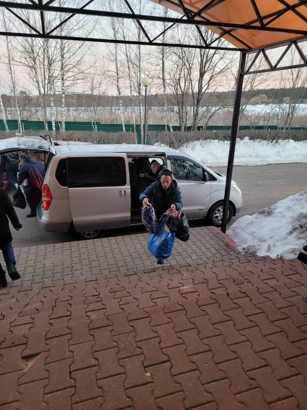 Гуманитарная помощь беженцам Донбасса из Подольска