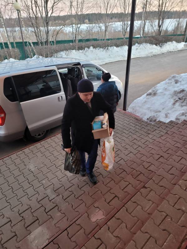 Гуманитарная помощь беженцам Донбасса из Подольска