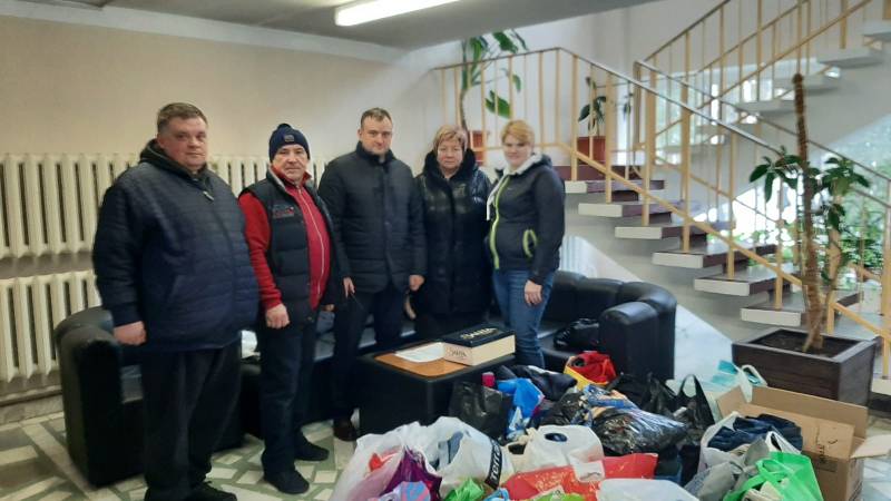 Гуманитарная помощь беженцам Донбасса из Подольска