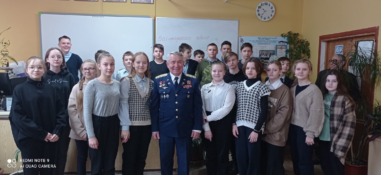 Уроки мужества в Монино