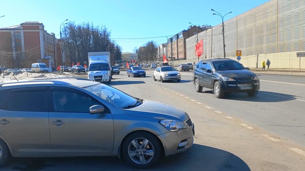 В Наро-Фоминском городском округе прошёл автопробег в поддержку ВС России