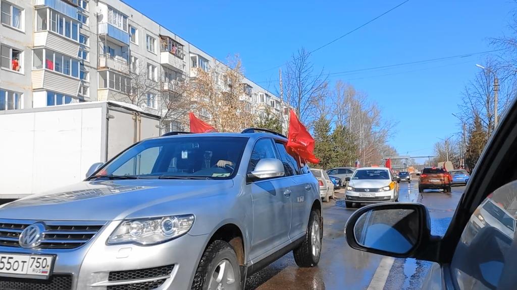 В Наро-Фоминском городском округе прошёл автопробег в поддержку ВС России
