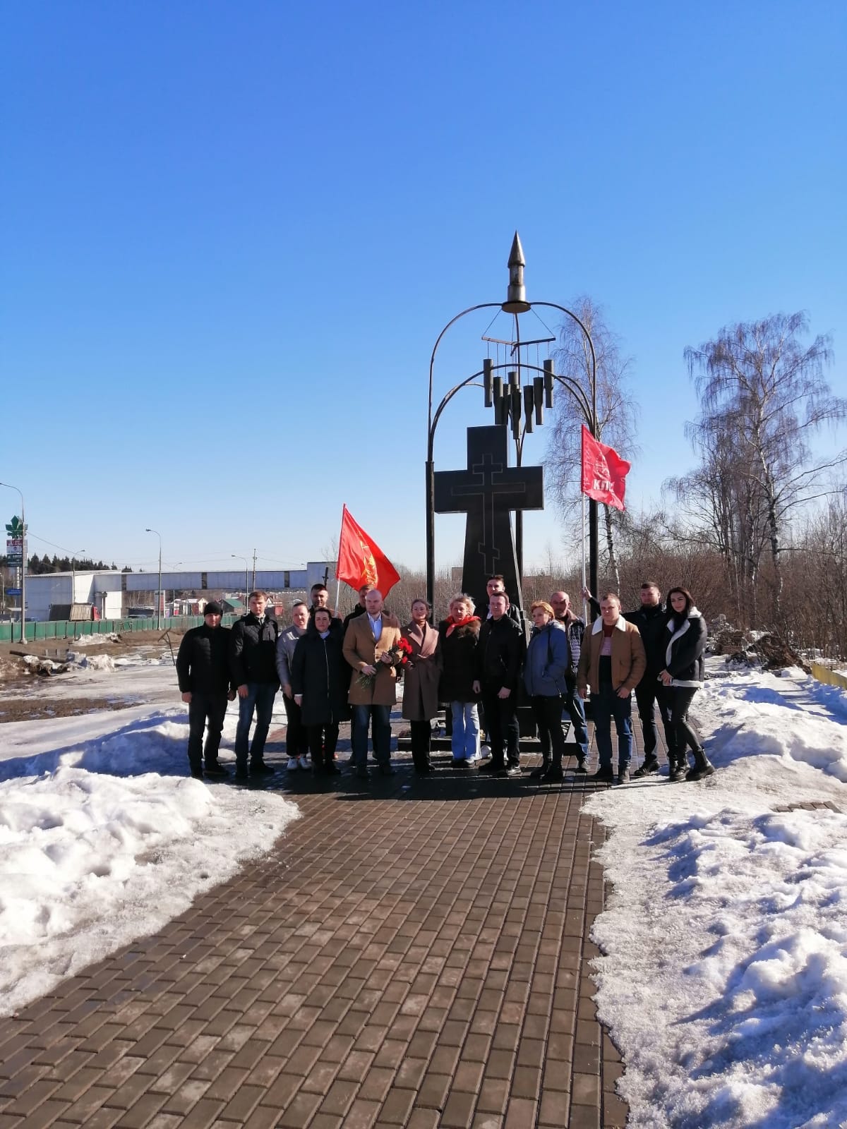 Талдомский ГК КПРФ принял участие в автопробеге в поддержку ВС РФ