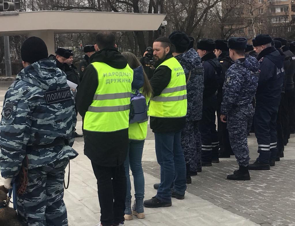 Красногорские коммунисты-дружинники на страже правопорядка!