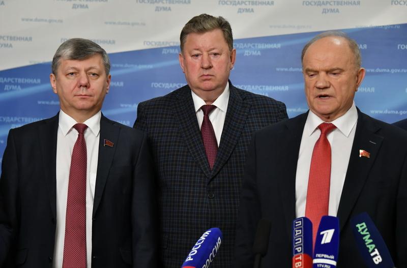 Брифинг Г.А. Зюганова в Госдуме после встречи с Председателем российского правительства М.В. Мишустиным