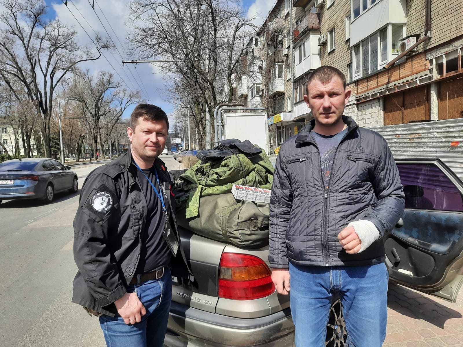 Сергиево-Посадский коммунист Денис Ахромкин с гуманитарной миссией на территории специальной военной операции