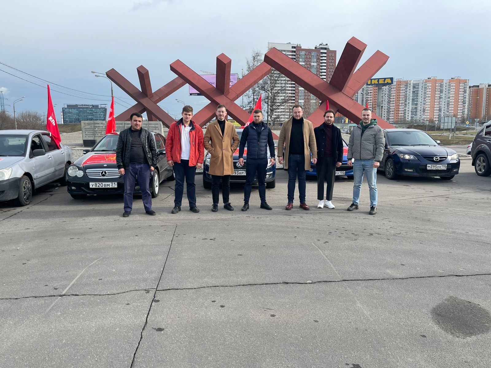 Химкинские коммунисты приняли участие во всероссийском автопробеге