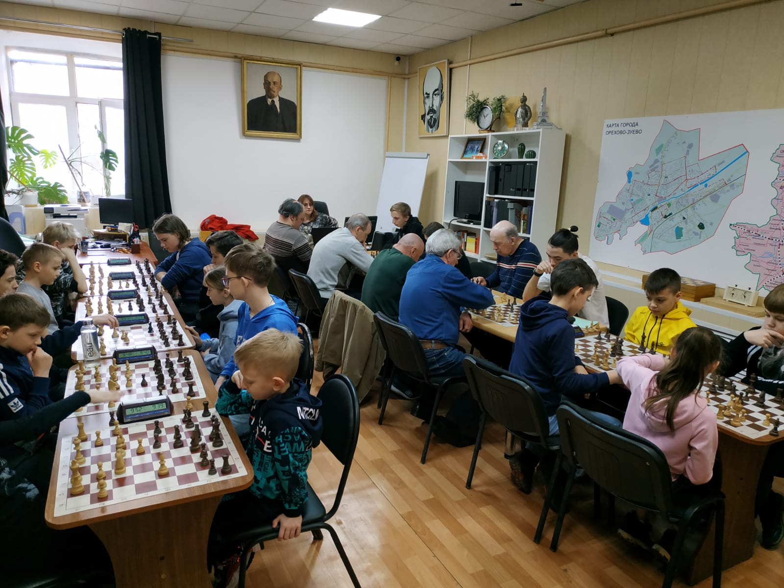 Шахматный турнир в г.о. Орехово-Зуево