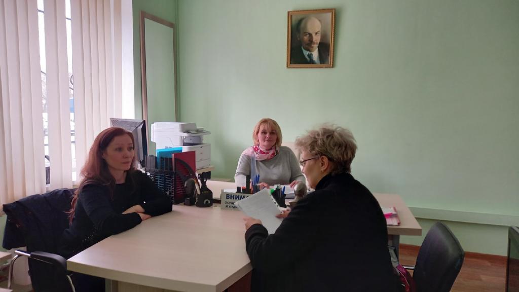Депутат от КПРФ Елена Мокринская провела очередной приём жителей