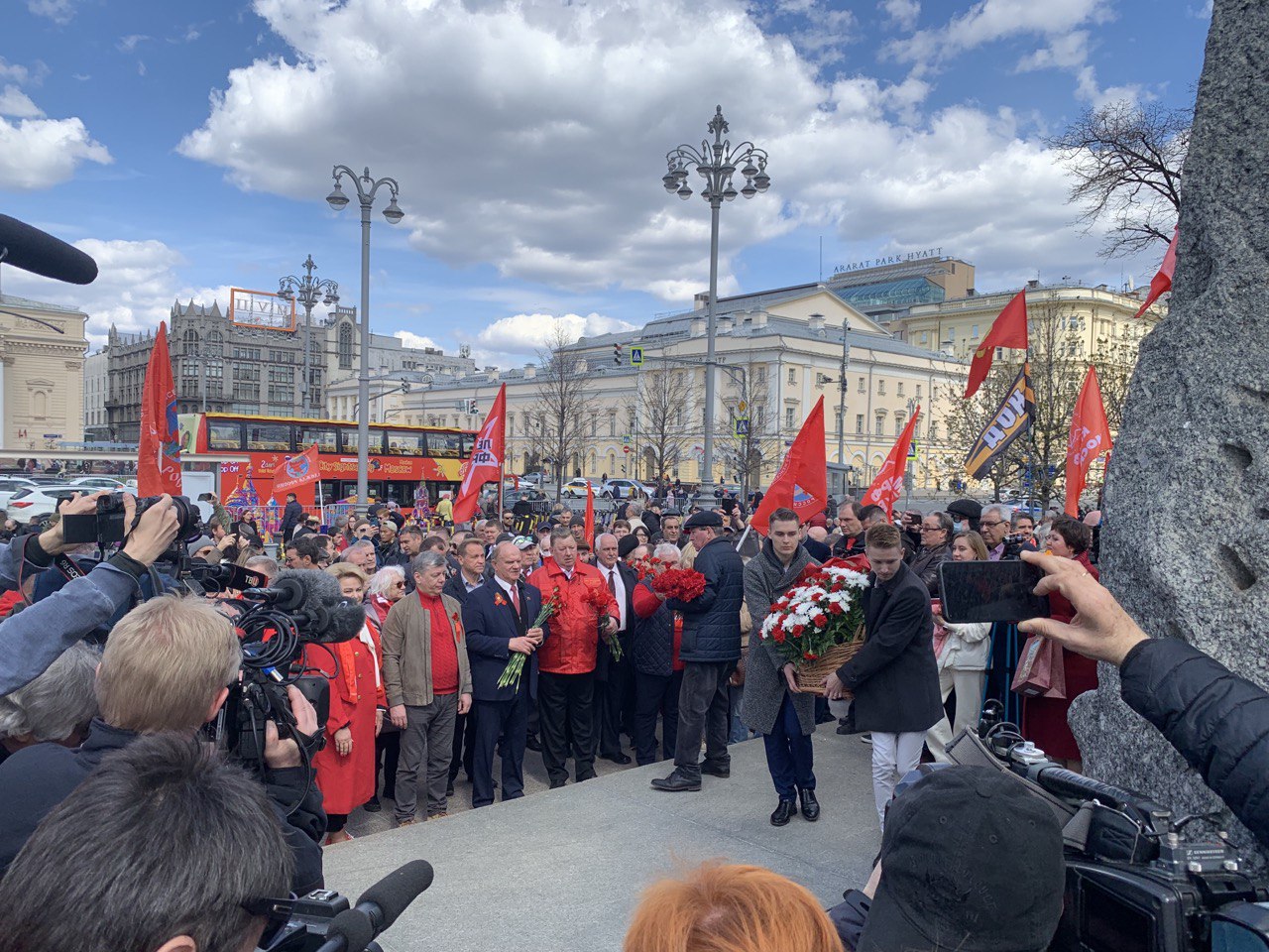 Первомайский митинг в Москве