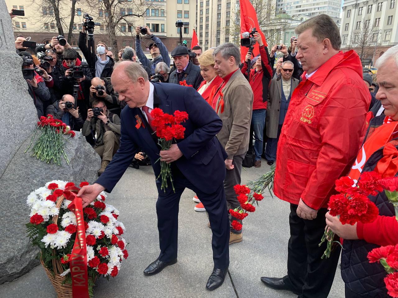 Первомайский митинг в Москве